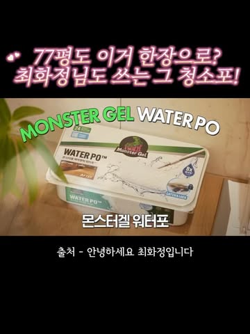 몬스터 원터포 & 밀대